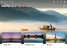 Tablet Screenshot of intertrips.com